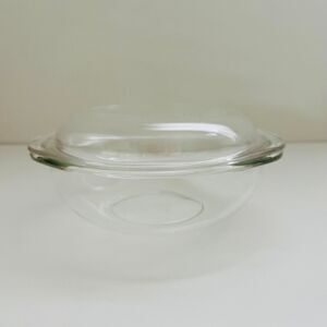 PYREX Clear Glass 024 Casserole Dish 2 Qt. With Lid